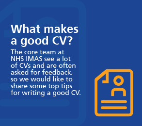 Click here to access our 'What Makes a Good CV?' tips page